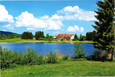 Hôtel Restaurant Lac de l’Abbaye · Accès Lou Granva